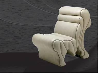 PICCOLA LAVICA - Upholstered leather armchair _ formitalia luxury group